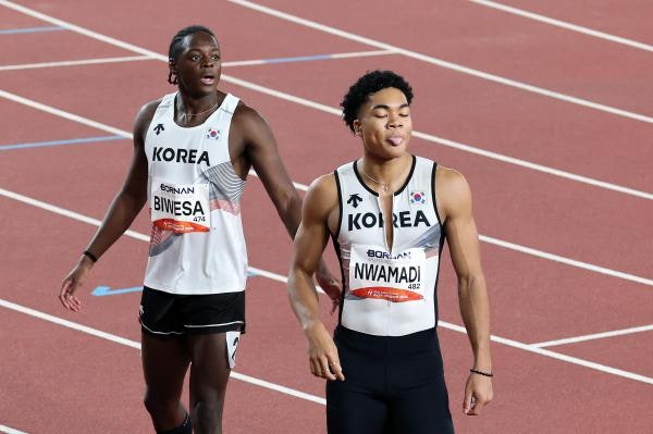 44년 만의 메달까지 단 0.06초, "조엘진 4위 비웨사도 5위로 결승 마쳤다."