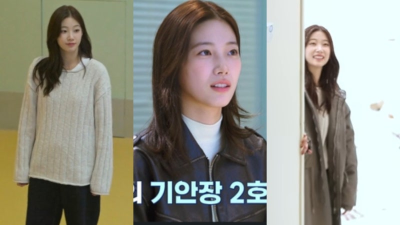 대환장 기안장 2 1회 카즈하 패션 정보: 가죽자켓, 야상, 니트