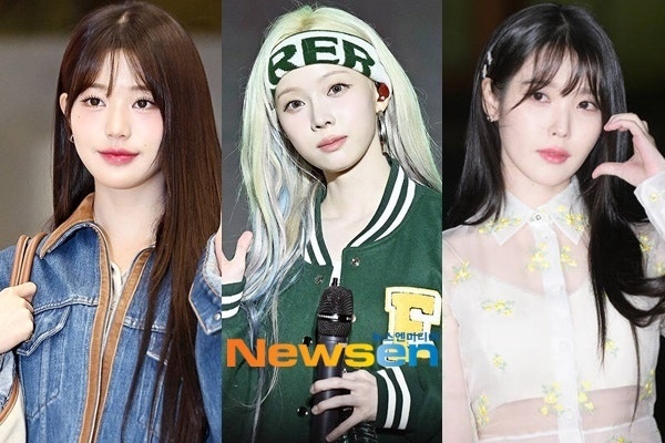 장원영 아이유, 훈훈한 응원 교류, "지은 언니 파이팅" 직접 응원 나섰다