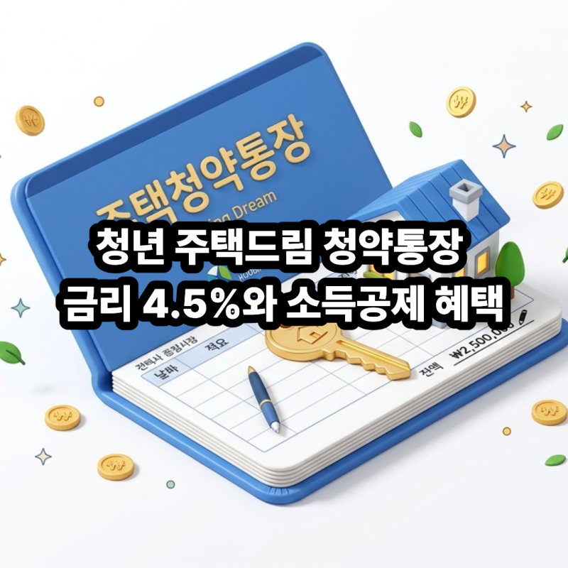 청년 주택드림 청약통장 소득공제 혜택과 가점 전략 총정리