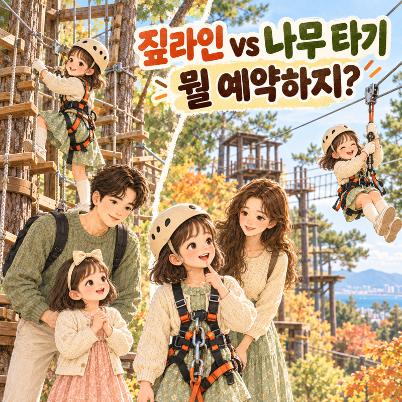 부산 어린이대공원 짚라인, 뭐가 다를까?