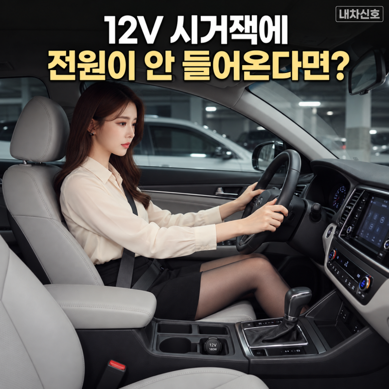 차량 12V 시거잭에 전원이 안 들어온다면? 충전기보다 소켓·ACC 전원·퓨즈부터 확인하세요