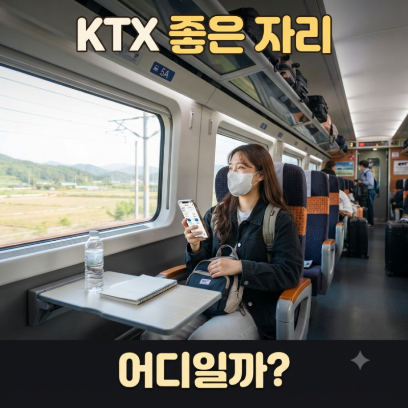 KTX 예매 꿀팁, 좋은 좌석 고르는 법부터 매진 대처까지