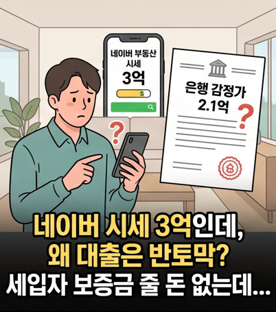 전세금 반환대출 한도 2026, 시세 아닌 감정가로 계산됩니다