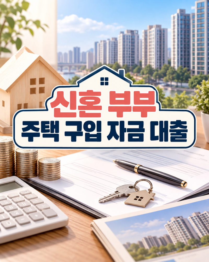 신혼 부부 주택 구입 자금 대출 생애최초 무주택자 조건