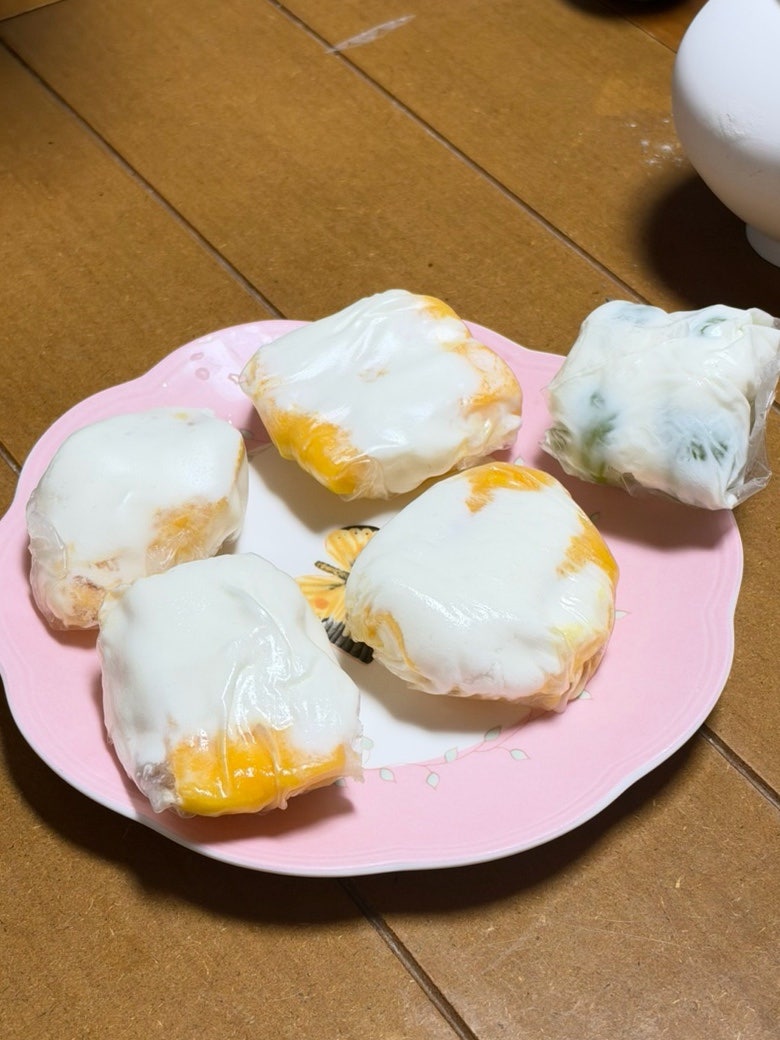 야매 한정선 만들기 : 라이스페이퍼 활용 초간단 과일 모찌 레시피