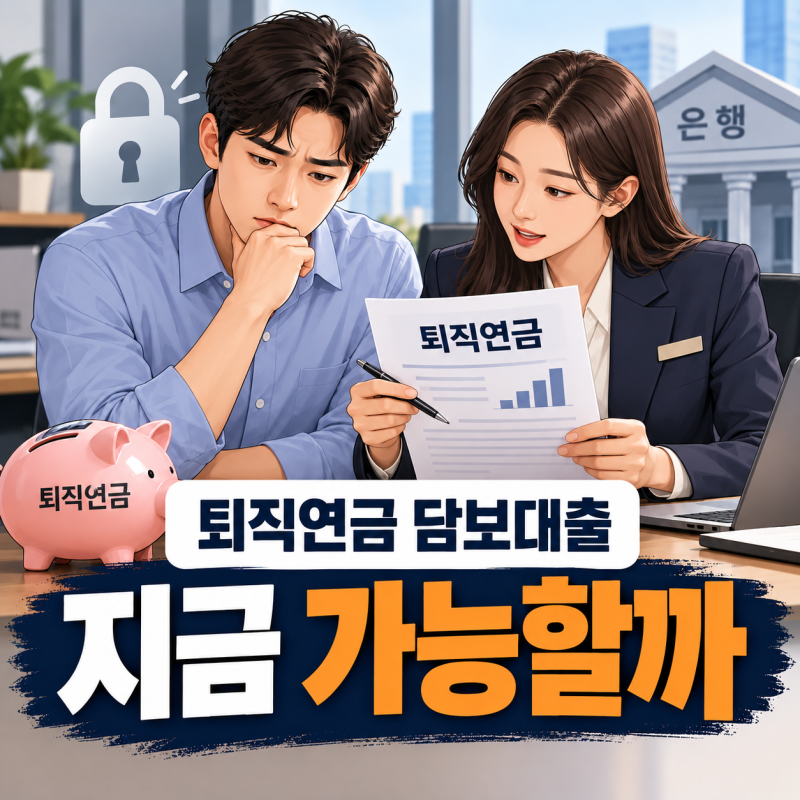 퇴직연금담보대출 지금 받을 수 있나, 조건과 현실의 차이