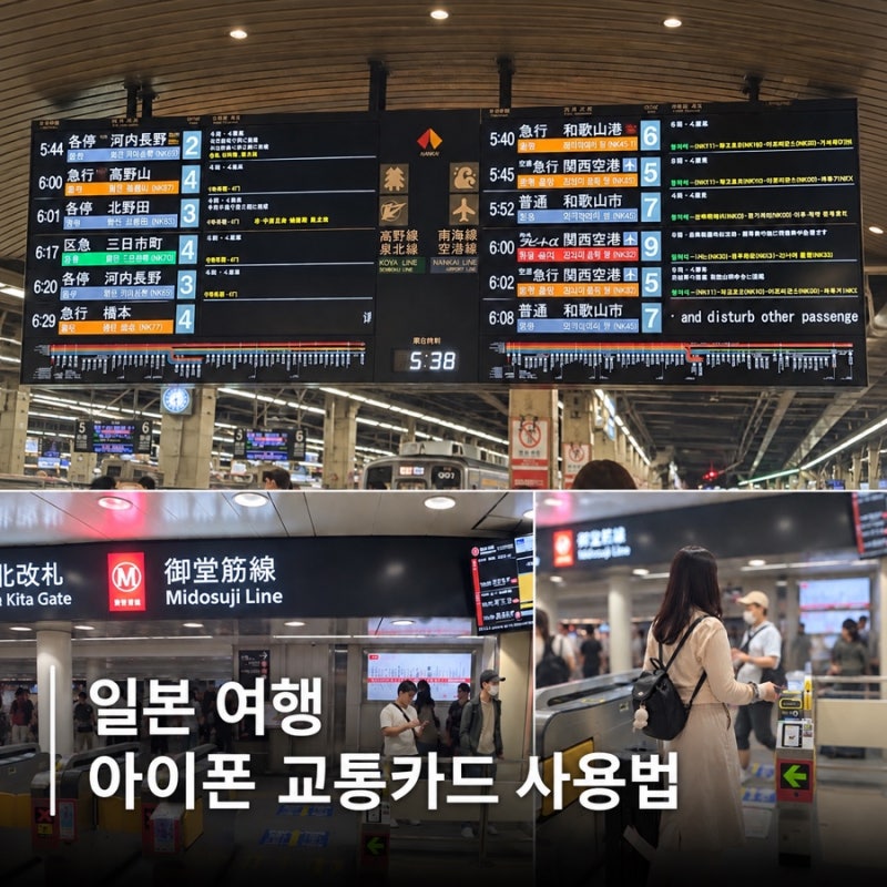 일본 아이폰 교통카드 스이카 카드 발급 충전 사용법 총정리