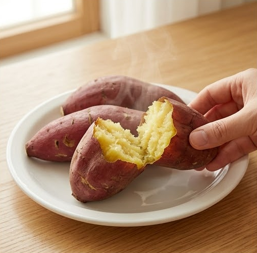 전자레인지 고구마 찌는법｜찜기 없이 촉촉하게, 크기별 몇 분?