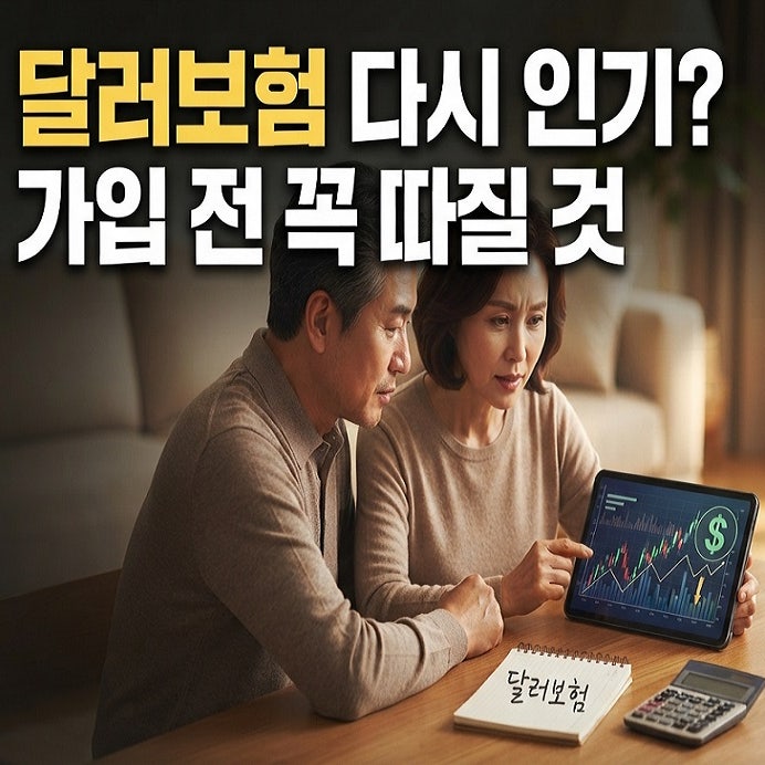 "엔화 보다 달러에 투자하라?" 요즘 핫한 달러보험(투자 메리트 허와실)