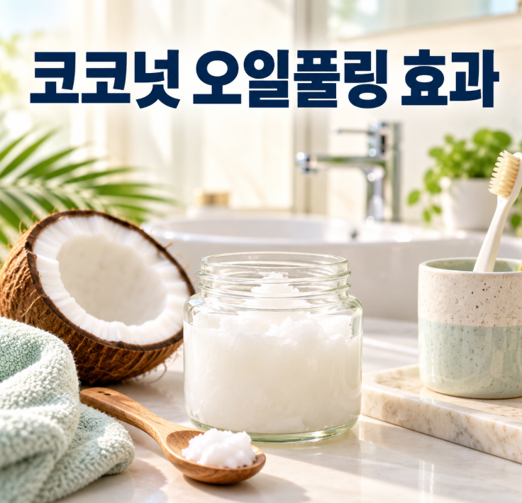 코코넛 오일풀링 효과, 입 냄새와 잇몸에 도움될까