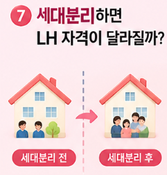 세대분리하면 LH 자격이 달라질까? 부모님 집 때문에 고민이라면 꼭 알아야 할 것