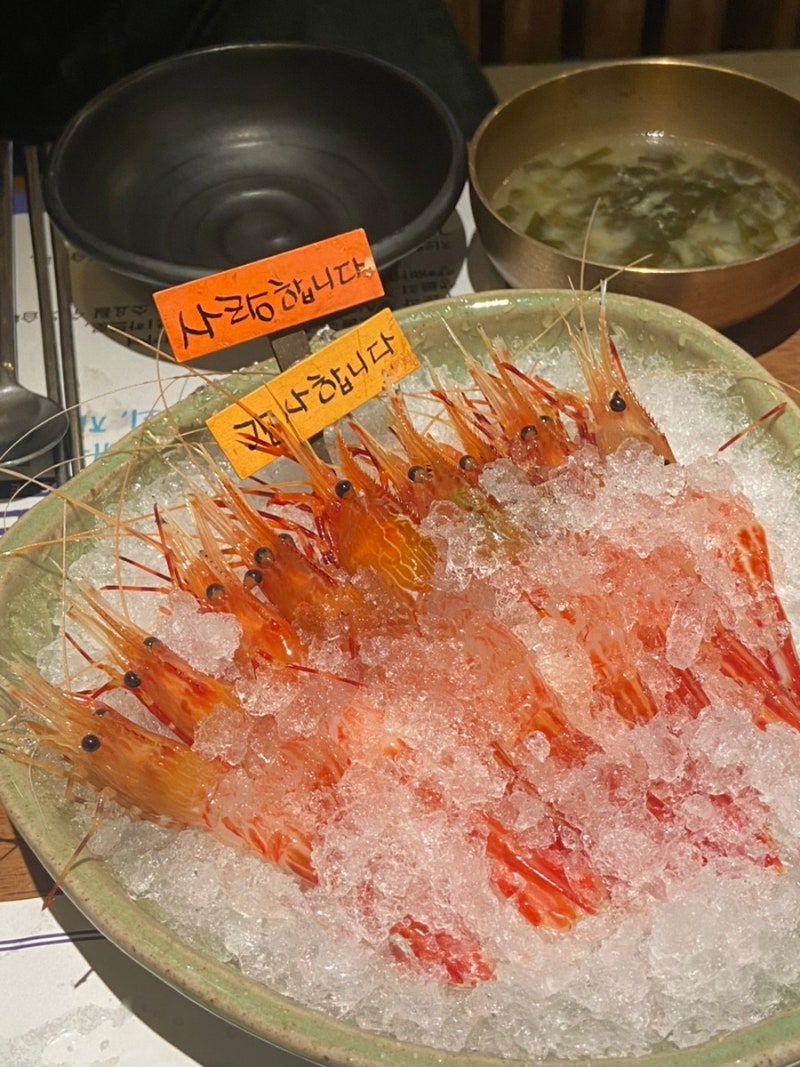 부천 횟집추천 독도새우 맛집 동해 밤바다