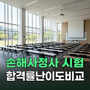 손해사정사 합격률 1차 2차 시험 난이도 준비기간 비교 핵심 정리