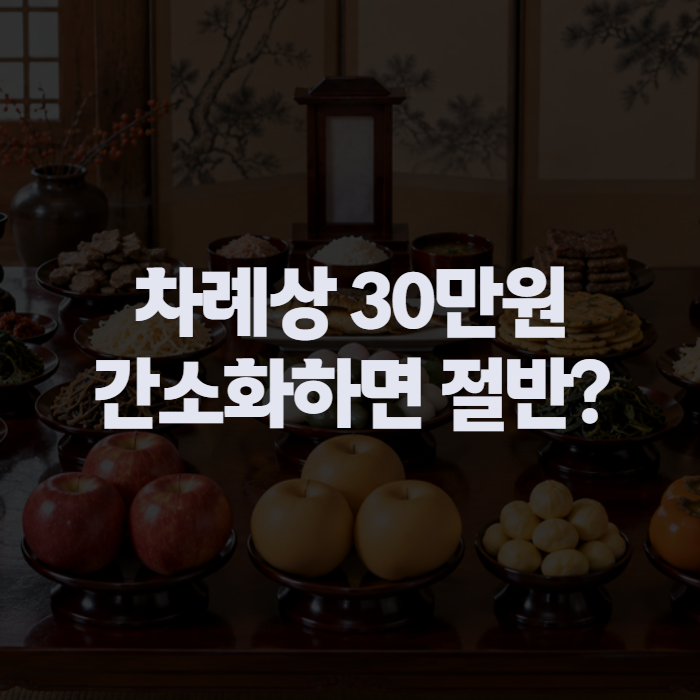 추석 차례상 차리는 법, 간소화하면 얼마나 줄어들까 (지방·시간까지 정리)