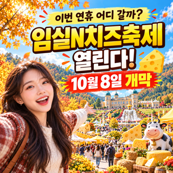 임실N치즈축제 2026 일정·출연진은? 10월 8일 개막공연 오후 6시30분