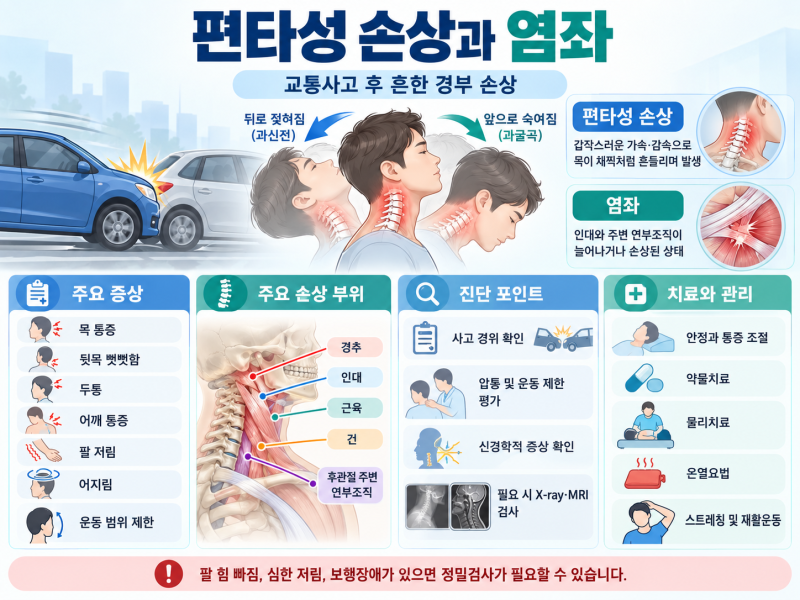 경추·요추 염좌, MRI가 정상이면 입원도 합의금도 불가능할까?_Prepared by 서호석손해사정사