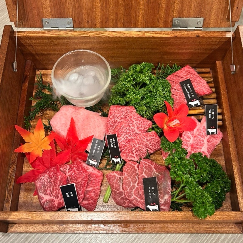 오사카 야끼니꾸 맛집 하치로쿠 잇토규 한국어메뉴판 모듬6종 대존맛