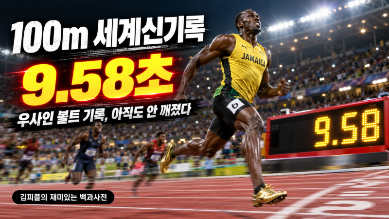 100미터 세계신기록 총정리｜우사인 볼트 9.58초, 아직도 안 깨지는 이유