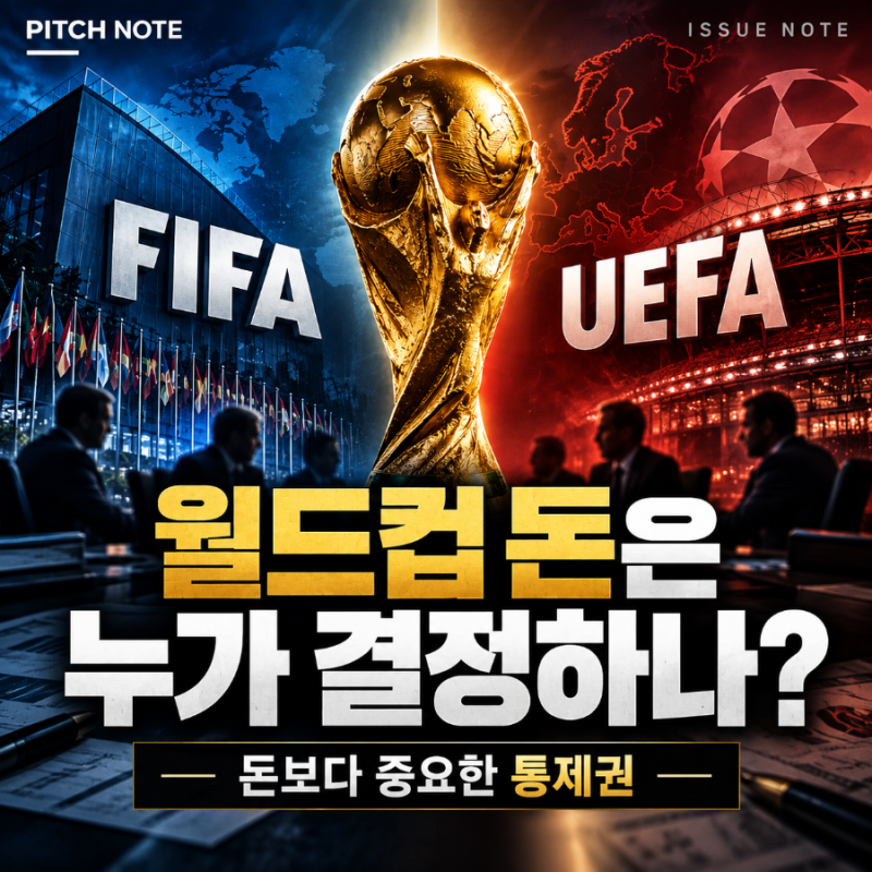 월드컵의 돈은 누가 결정하나 : FIFA와 유럽 축구의 권력 전쟁