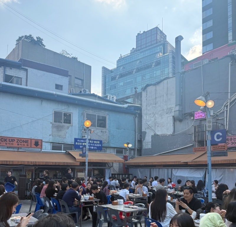 을지로 야장 맛집 달맞이광장바베큐 본점｜종로야장 찾는다면 여기 분위기 추천