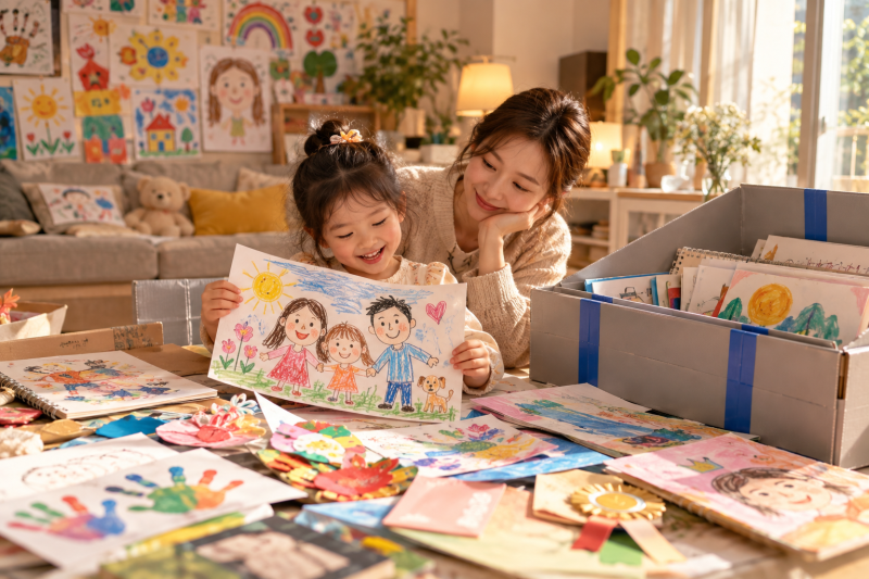 버리기 미안한 아이 작품들, 어떻게 보관하세요?