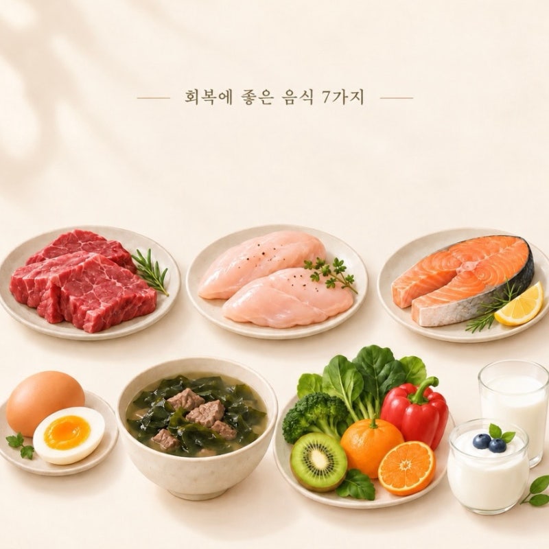 계류유산 소파술 후 회복에 좋은 음식, 몸 회복 위해 챙긴 7가지