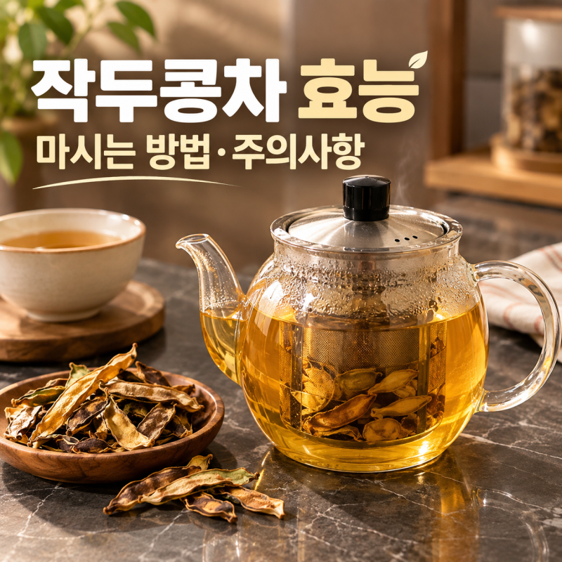 볶은 작두콩차 비염에 좋을까? 효능·부작용·주의사항까지 쉽게 알아보기