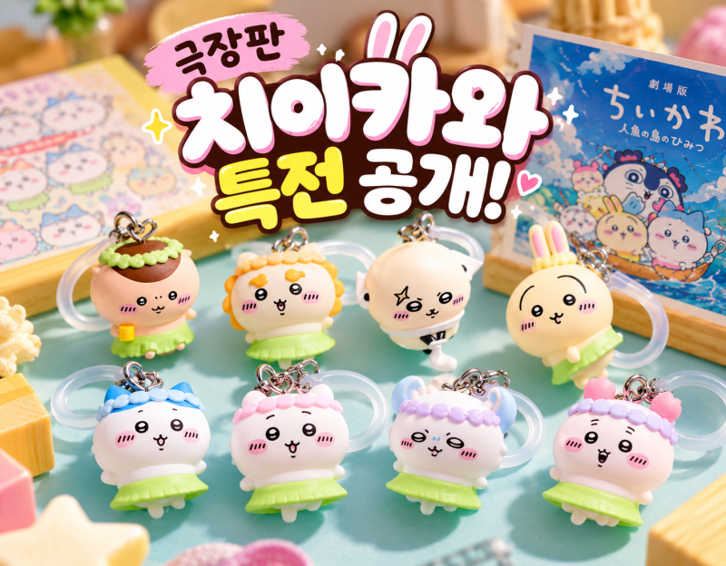극장판 치이카와 특전 공개! 영화 개봉일+굿즈 받는법까지