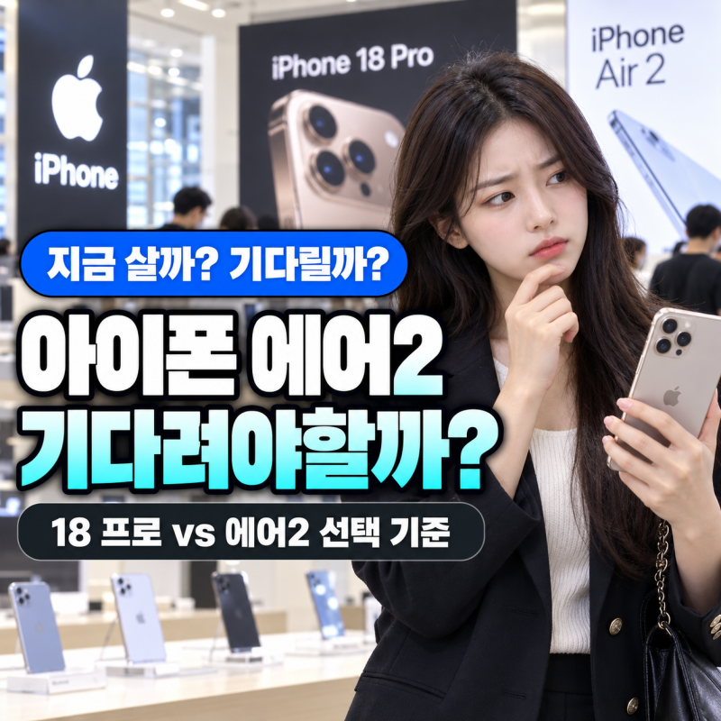 아이폰 에어2 내년 봄 출시설, 배터리·듀얼카메라 기다릴까?!