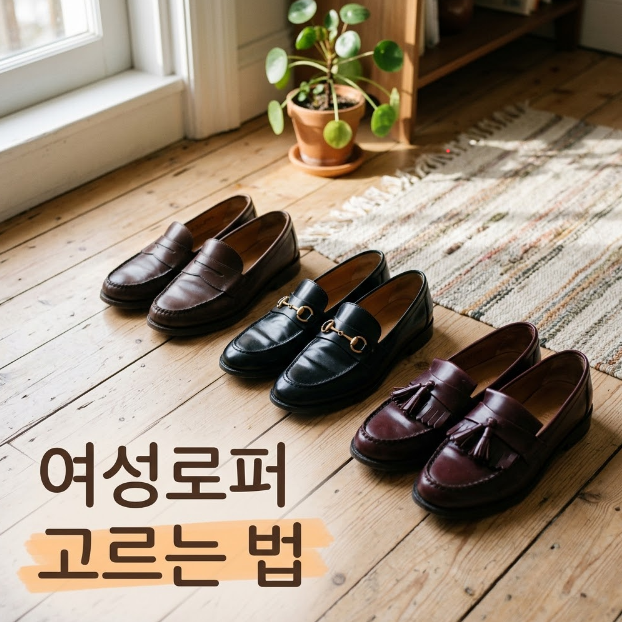 여성로퍼 고르는 법·종류·사이즈 확인할 점 총정리