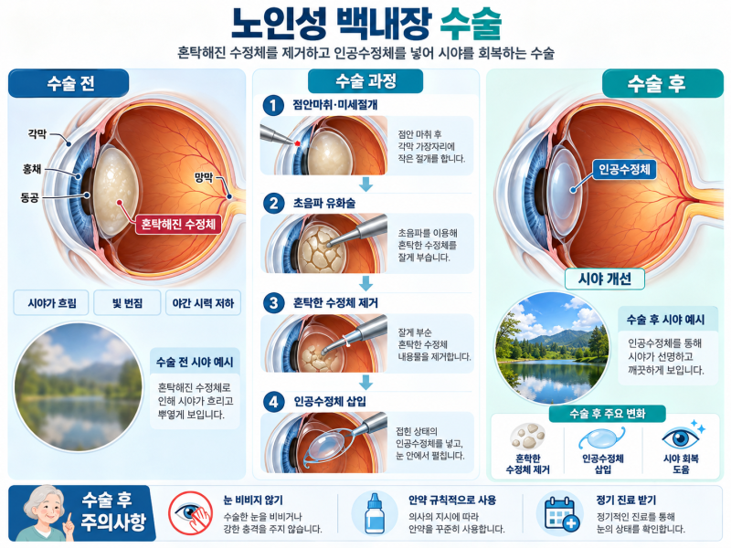 노인성 백내장 수술 후 실손보험금, 세극등 사진이 없거나 6시간 입원했다면?