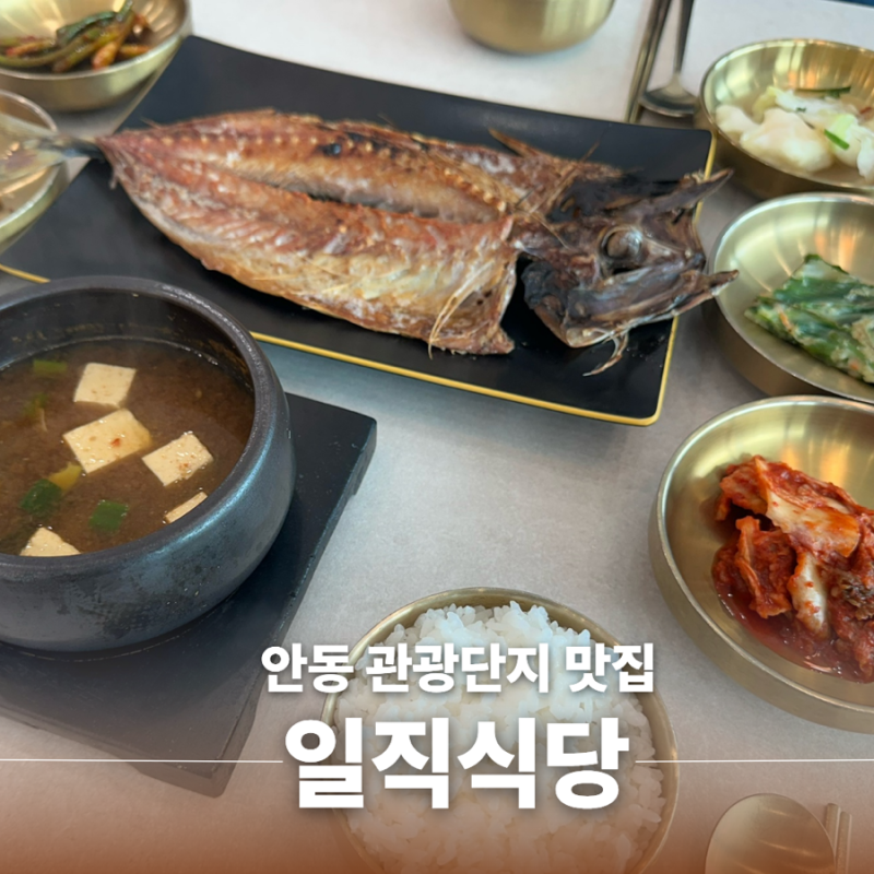 안동 맛집 일직식당 간고등어 구이정식 내돈내산 식사 후기