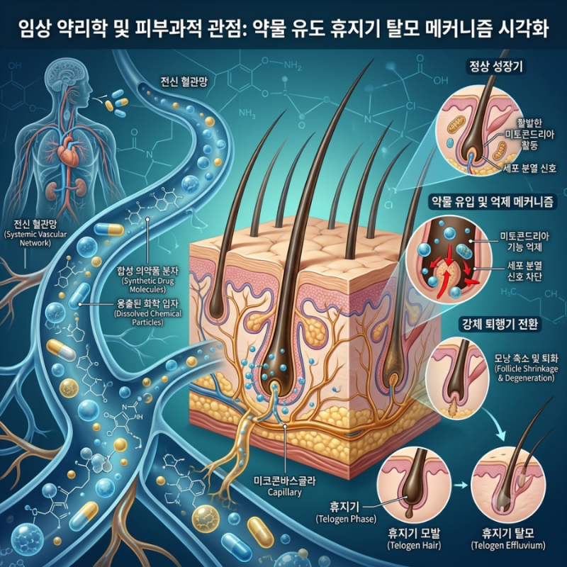 약물 오남용 처방약 탈모 진행