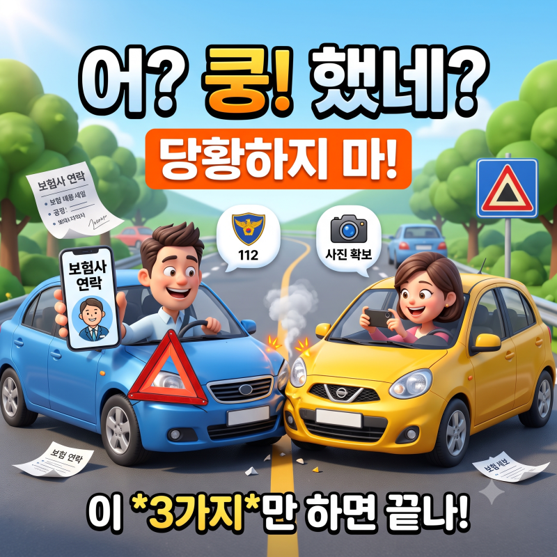 교통사고 났을 때 당황하지 마세요! 가장 먼저 해야 할 일과 사고 직후 대처방법 총정리
