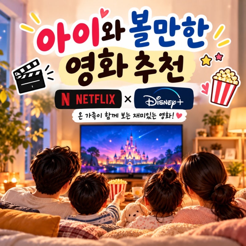 추석 아이와 뭐 볼까? 넷플릭스·디즈니플러스 초등학생 영화 추천