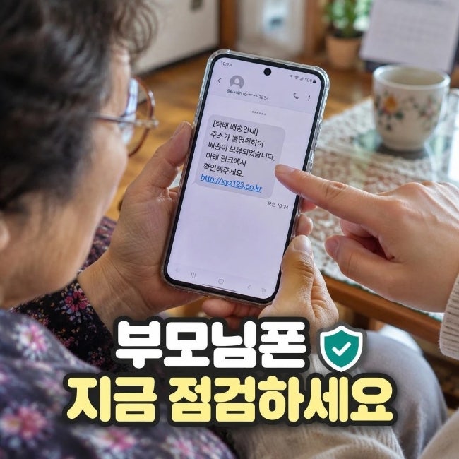 보이스피싱 문자 구별하는 부모님 스마트폰 점검법