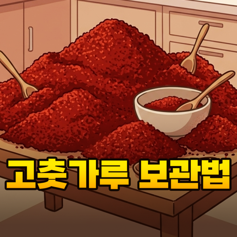 고춧가루 보관법, 무조건 냉동하면 될까? 곰팡이 막는 온도와 습도의 비밀