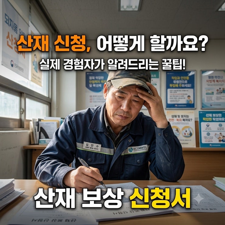 산재 신청 방법 쉽게 정리｜일하다 다쳤다면 이렇게 하세요