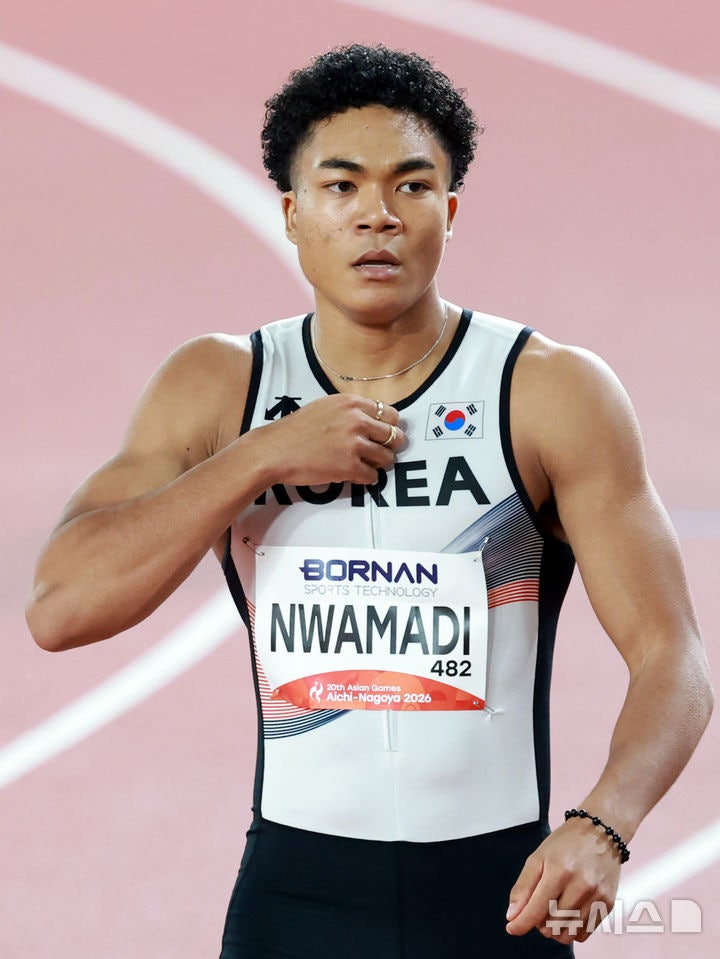 육상 나마디 조엘 진 선수 프로필 성 국적 혼혈 부모님 100m 최고 기록 결선 결승 일정 금은동....