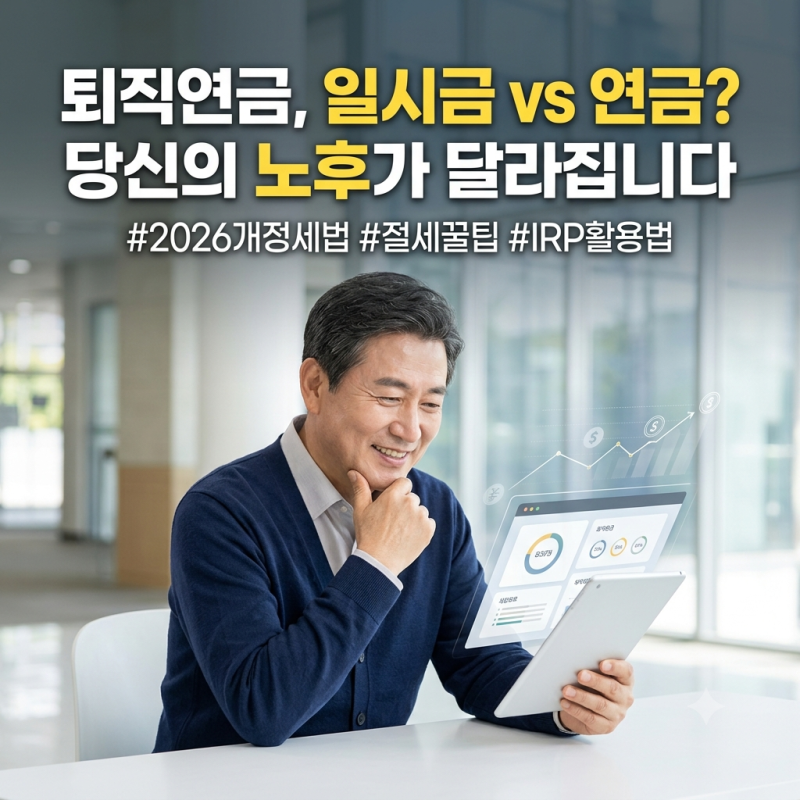 "퇴직연금 알고 받자" 수령방법 가이드｜55세 이상 은퇴자를 위한 30~50% 절세가이드