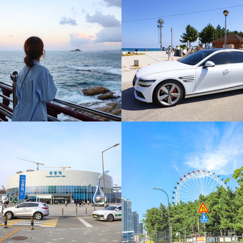 강릉 렌트카 강릉역 카모아 렌트 최저가 예약 강릉속초 여행 코스 추천