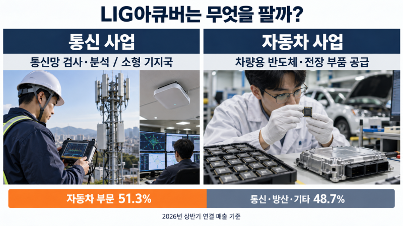 [LIG아큐버 기업분석]이노와이어리스의 새 이름 · 291억원 계약 · 실적과 현금흐름