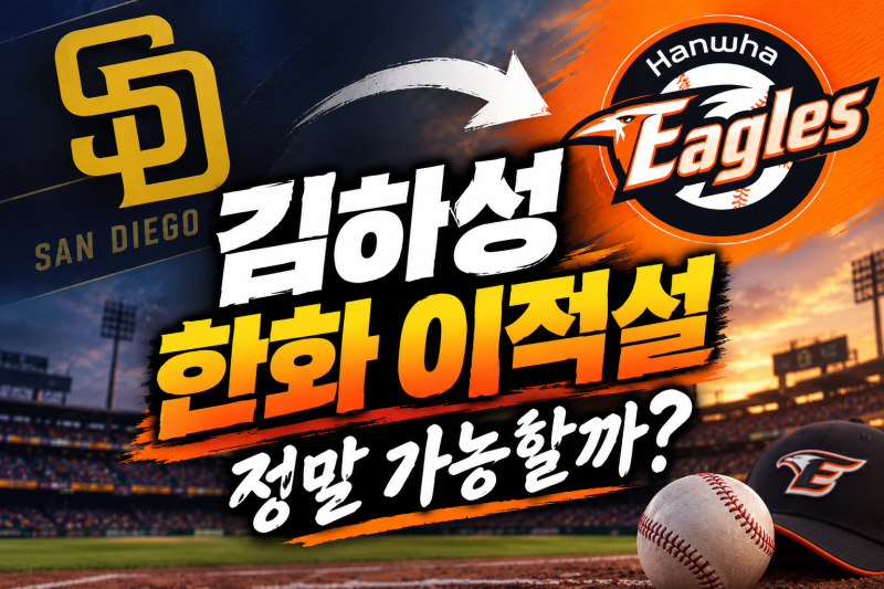 김하성 한화 이적설, 정말 가능할까? FA 거취와 한화행 가능성 정리
