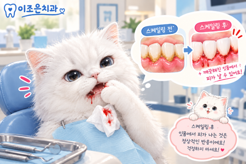 인천 스케일링 스케일링 후에 잇몸에서 피가 나요