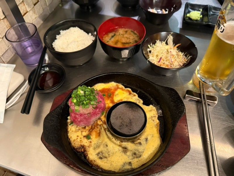 [후쿠오카 맛집] 키와미야 함바그 텐진 파르코점 15분 웨이팅 성공! 메뉴 추천 솔직후기