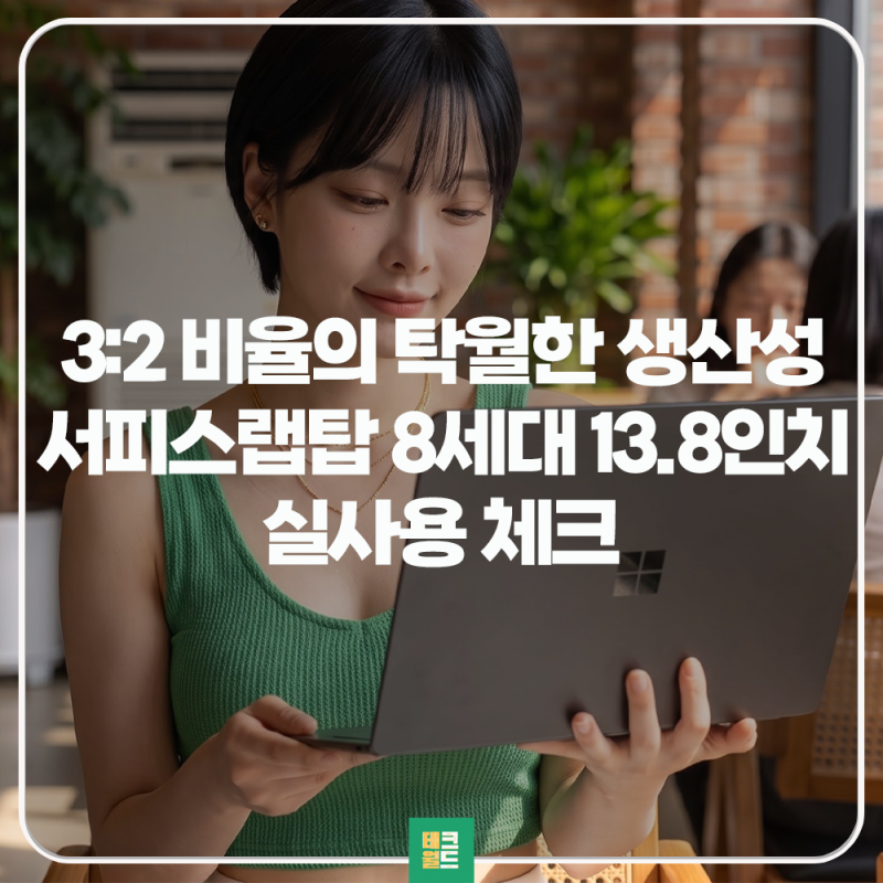 서피스랩탑 8세대 13.8인치 실사용기 사무용 노트북 찾는다면 추천