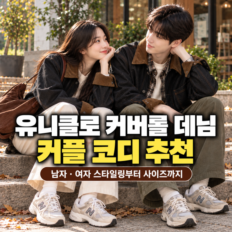 유니클로 커버롤 데님 자켓 후기 참고 사이즈 추천 여자 남자 핏 비교 유니클로 세일.감사제 ....