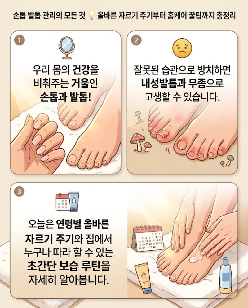 손톱 발톱 관리의 모든 것 올바른 자르기 주기부터 홈케어 꿀팁까지 총정리