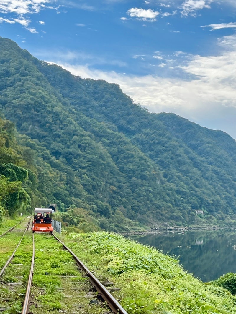 September 25th Daily Life - Gapyeong: Kim Yu-jeong Rail Bike, Lake Avenue, Edelweiss Swiss
